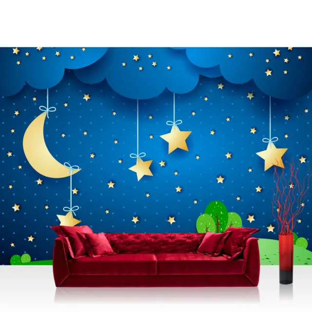 Vlies Fototapete no. 120 | Dreaming Night Kindertapete Tapete Sternenhimmel Star