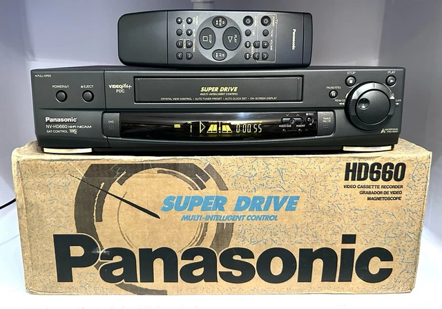 Magnétoscope Panasonic NV-HD660 Super Drive - Pour Pièces / Non Fonctionnel