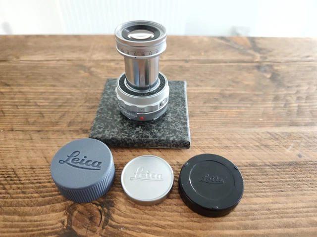 ERNST LEITZ LEICA 90mm 9cm f/4 Elmar RARE Black Lens * PRE-WAR