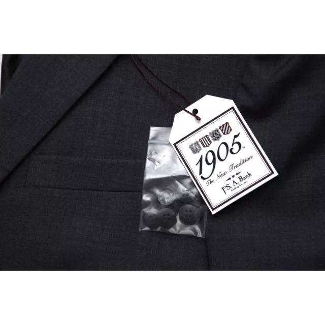 40S Jos A Bank 1905 Men's Jacket Blazer Sportcoat Dark Grey B12991 3
