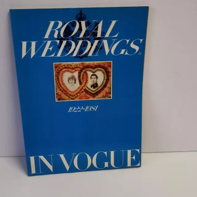 *RARE* ROYAL WEDDINGS 1922-1981 In Vogue Princess Diana King Charles ...