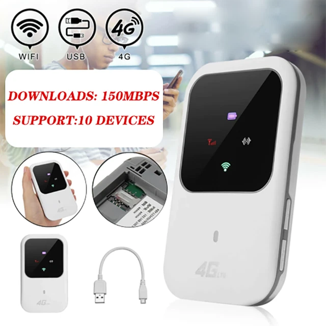 PORTABLE UNLOCKED 4G LTE Mobile Router Broadband WiFi Wireless MiFi