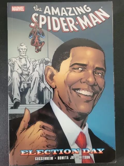Amazing Spider-Man Election Day Tpb Collection 2010 Marvel Comic President Obama