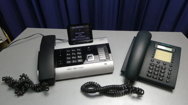 Siemens Gigaset CX253 ISDN Telefon Mit Anrufbeantworter - Schwarz