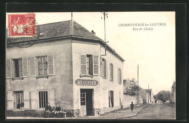 CPA Chennevières-les-Louvres, Rue de Choisy