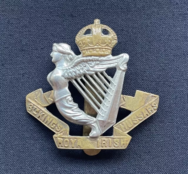 8th King’s Royal Irish Hussars Original Cap Badge