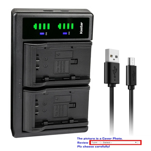 Kastar AC Wall Charger & 6800mAh Battery Kit For Panasonic VW-VBG6, AG-HMC150 Camcorder – Li-Ion