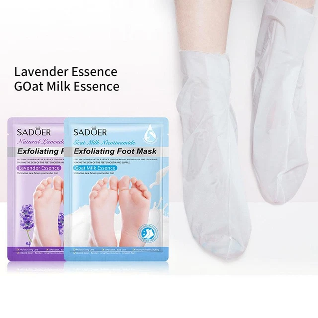 Masque Exfoliant Chaussettes Pour Pieds - Hydratant à La Lavande - 35g - Neuf