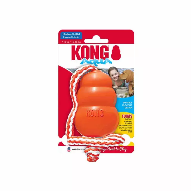 Kong jouet pour chien aqua orange