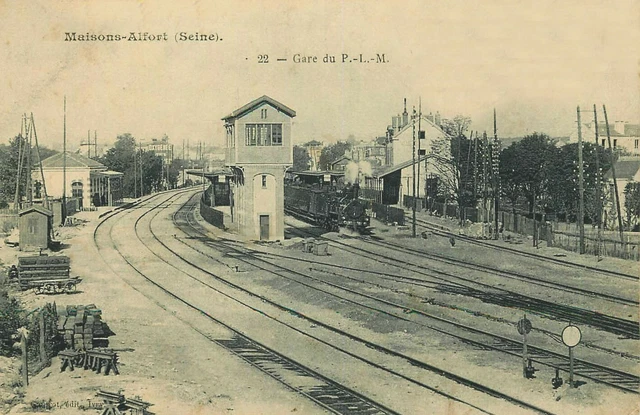 Dept 94 Maison Alfort La Gare Très Belle Animation  9X14