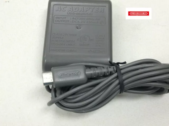 OFFICIAL Nintendo DS LITE AC Power Adapter Charger Original Genuine cord