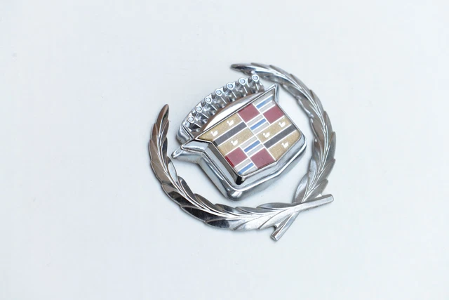CADILLAC 80-86 FLEETWOOD 87-92 Brougham Trunk Lid Lock Key Cover Emblem ...