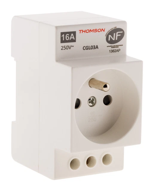 Palazzoli 472620 - Presa da Parete Modulare in Termoindurente 16A 2P+T