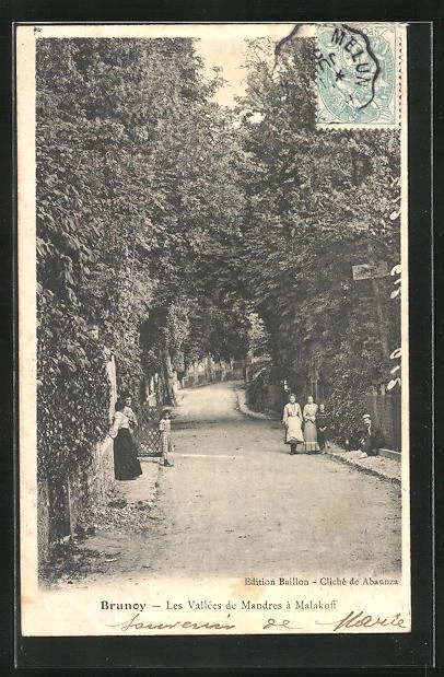 CPA Brunoy, Les Vallees de Mandres a Malakoff