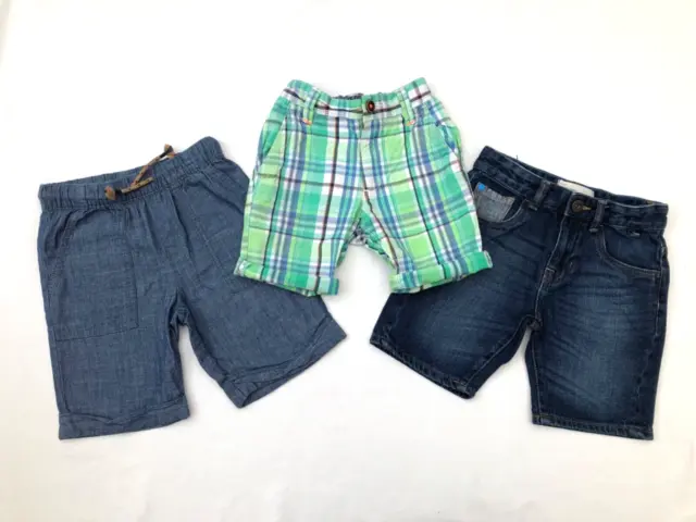 3 x Boys Shorts ~ Age 5 Years ~  Small Bundle ~ Inc Next, Joe Fresh, Matalan