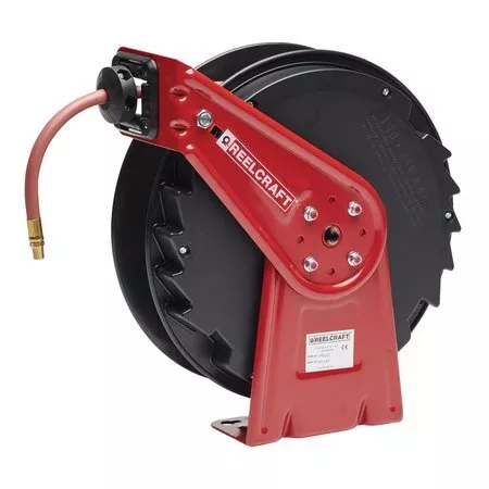 Reelcraft Rt635-Olp 3/8" X 35 Ft. Spring Return Hose Reel, Max 300 Psi, W/Hose