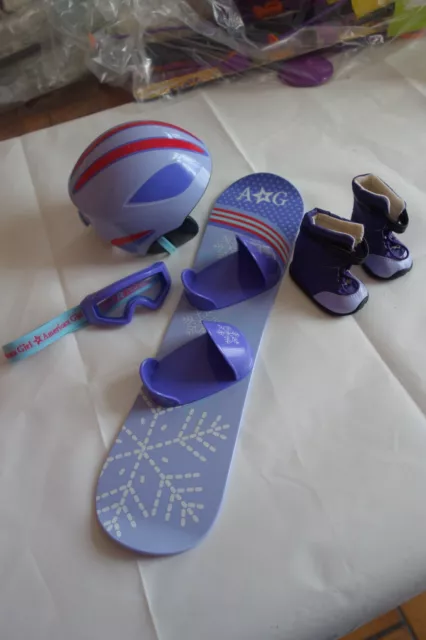 American girl. Snowboard poupée. accessoire compatible Gotz, Our Generation.