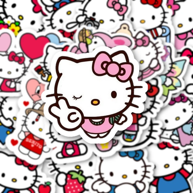 HELLO KITTY PREMIUM Glossy Stickers - Glossy Shets / Die-Cut / Kisscut ...