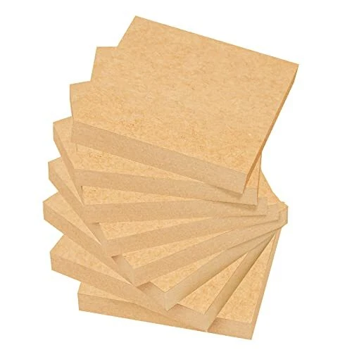 8 Pads Kraft Sticky Notes 3X3 Self-Stick Note Pads 100 Sheets/Pad Super