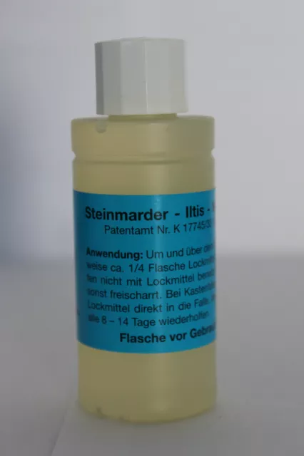 (29,90€/100ml) 50ml Marder Iltis Wiesel Lockmittel Lockstoff Kieferle #010.001