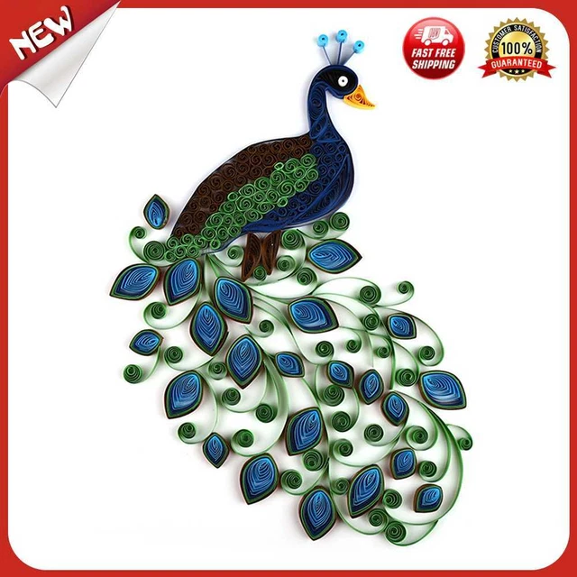 es Peafowl DIY Handmade Material Templates Tool Set Quilling Paper Stripes Artwo