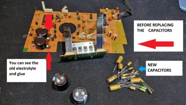 Amplificateur stéréo NAD C352 KIT de réparation - tous condensateurs 2