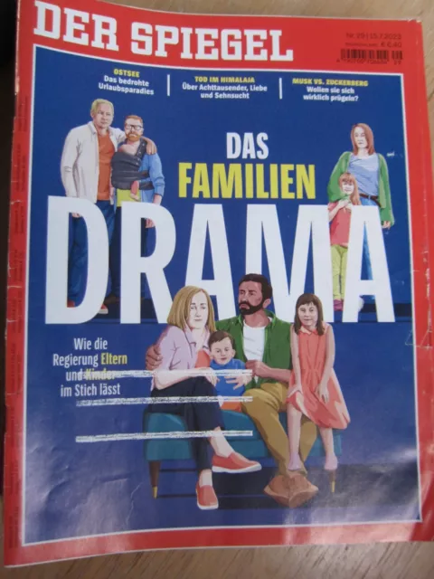 Der Spiegel Nr. 29 vom 15.07.2023: "Das Familien-Drama"