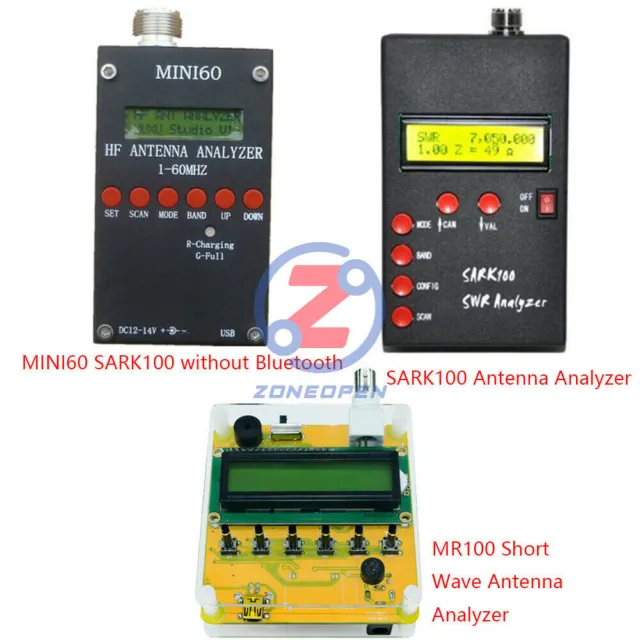 Antenna Analyzer Meter SARK-100 Mini60 HF ANT SWR 1-60Mhz SARK100 For Ham Radio