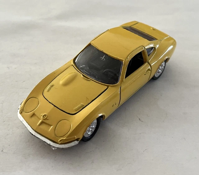 1.43° - Anciennes NOREV plastique N°177 - Lot 2 OPEL GT 1900 rouge