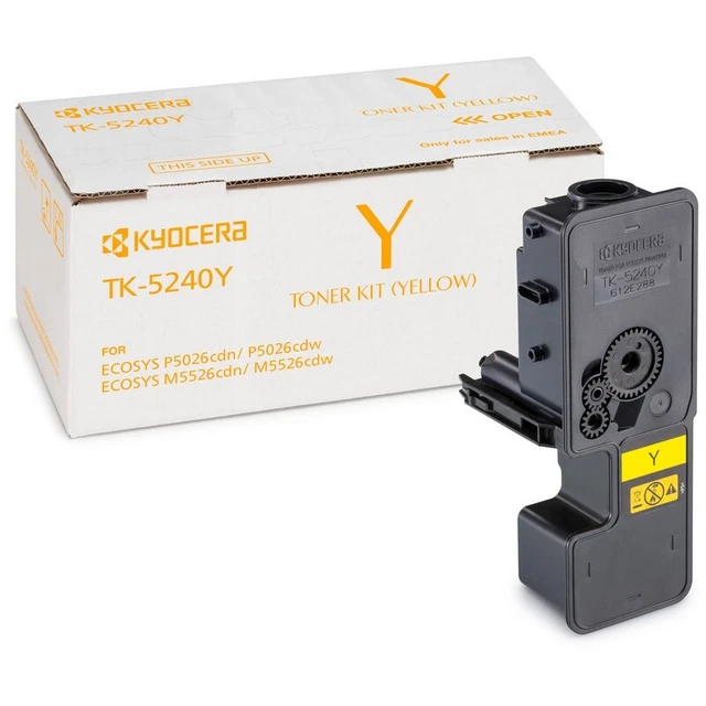 Kyocera Tk5240y Yellow Toner Cartridge 3K Pages - 1T02R7ANL0