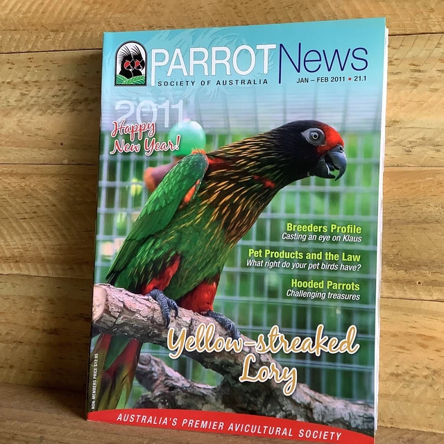 Magazine Design Parroot PARROT SOCIETY OF AUSTRALIA NEWS MAGAZINE COMPLETE - JAN FEB 2011 VOL ...