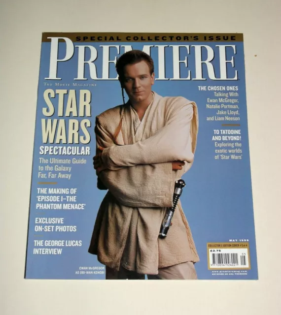 PREMIERE * Movie Magazine US * STAR WARS Episode 1 * MAY 1999 * Ewan McGregor