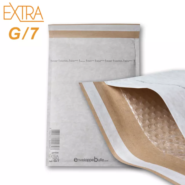 10 Enveloppes à bulles rigides EXTRA taille G/7 format 240x335mm