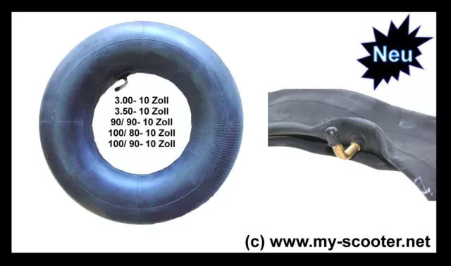 VESPA Schlauch Tube Rad Reifen 10" Zoll 3.00-10 3.50-10 150 Sprint GL GS ACMA T4