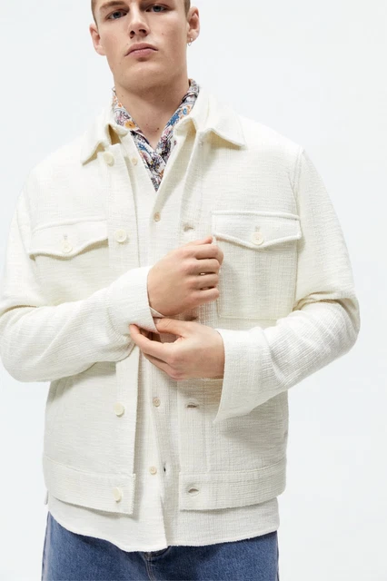 Giacca bianca on sale uomo zara