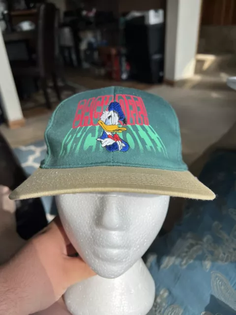 Vintage Mickey Unlimited Disney Donald Duck Backoff Stitched SnapBack