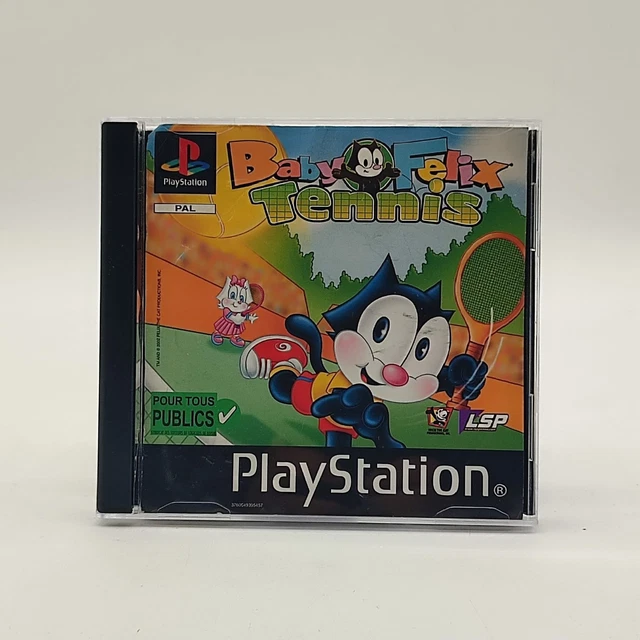 Jeu Baby Felix Tennis - PS1 PAL Complet CIB - Floto Games - Bon état