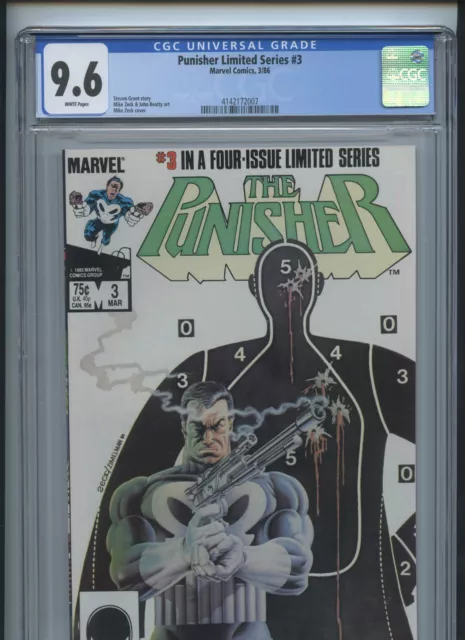 Punisher Limited Series #3 1986 CGC 9.6
