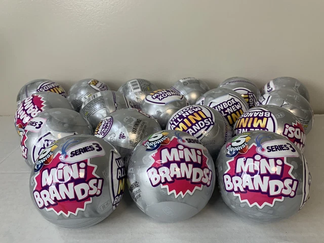 Zuru 5 Surprise Balls Series 3 Mini Brands! Lot Of 18 Sealed