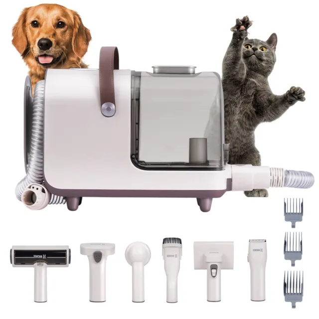 Clipper per cani con set professionale per animali domestici 6 in 1,5 L, depilatore per cani e gatti 2