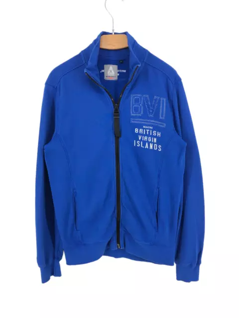 Gaastra Uomo Cerniera Intera Maglione Cardigan Maglione Taglia S