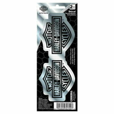 Adesivo Harley-Davidson Logo Bar & Shield Testurizzato – Nero, Dimensioni 14,6 X 11,4 Cm