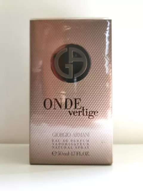 Giorgio Armani Onde Vertige Eau De Parfum 50 Ml Neuf Rare