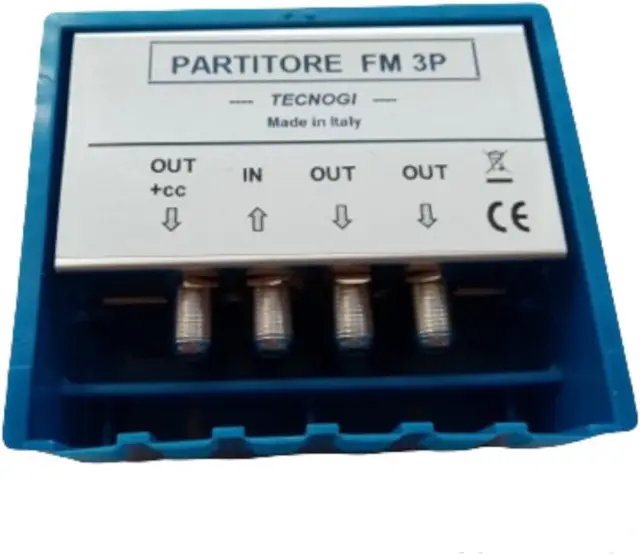 Partitore Di Segnale Da Palo per Antenne Digitale Terrestre DTT, 1 Ingresso / 3