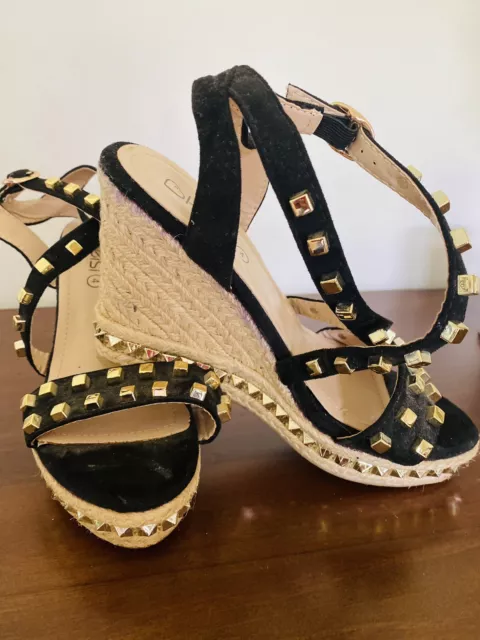 Suede wedge sandals uk hotsell
