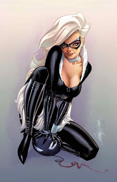Black Cat 2 J Scott Campbell Superior Spiderman 20 Virgin Homage Variant Nm