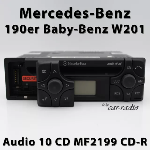 Original Mercedes 190er Radio Audio 10 CD MF2199 CD-R C-Klasse W201 Autoradio