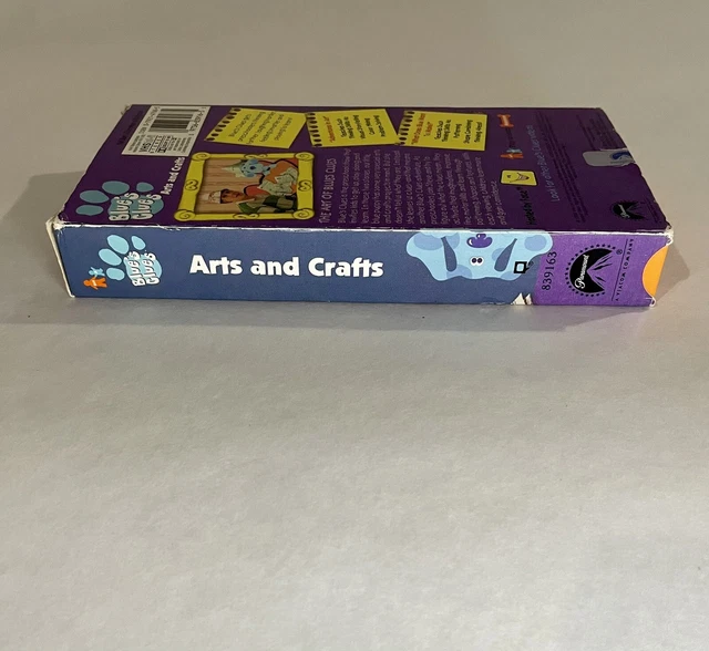 BLUES CLUES - Arts And Crafts (VHS, 1998) Play Along With Blue $20.10 ...