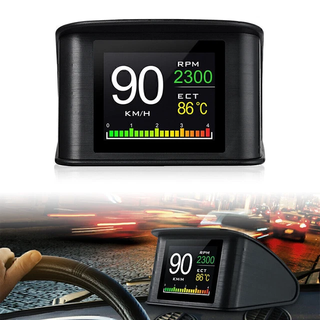 DIGITAL DEVICE CONSUMPTION Tool Car HUD P10 OBD2 head Up Display ...