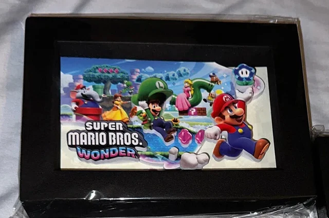Target Iconic Box NINTENDO SUPER MARIO Bros Wonder Shadow Box Target Exclusive Gift Free ...